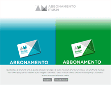 Tablet Screenshot of abbonamentomusei.it